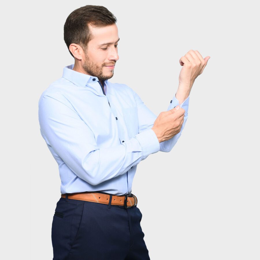 Camisa Manga Larga Slim para Hombre - Imagen 2